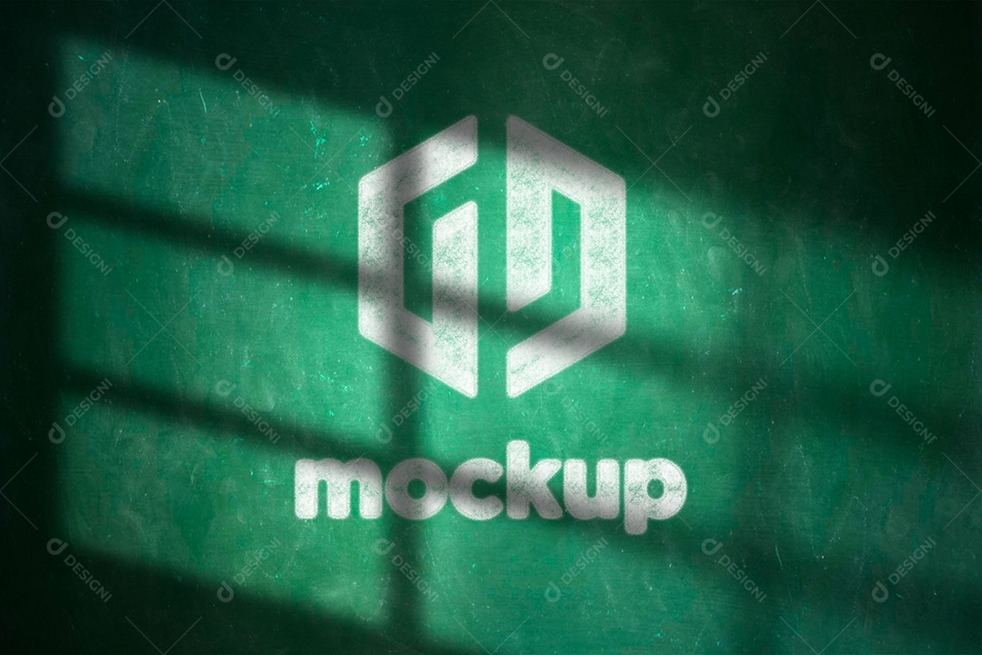 Modelo de Logo Mockup PSD Editável