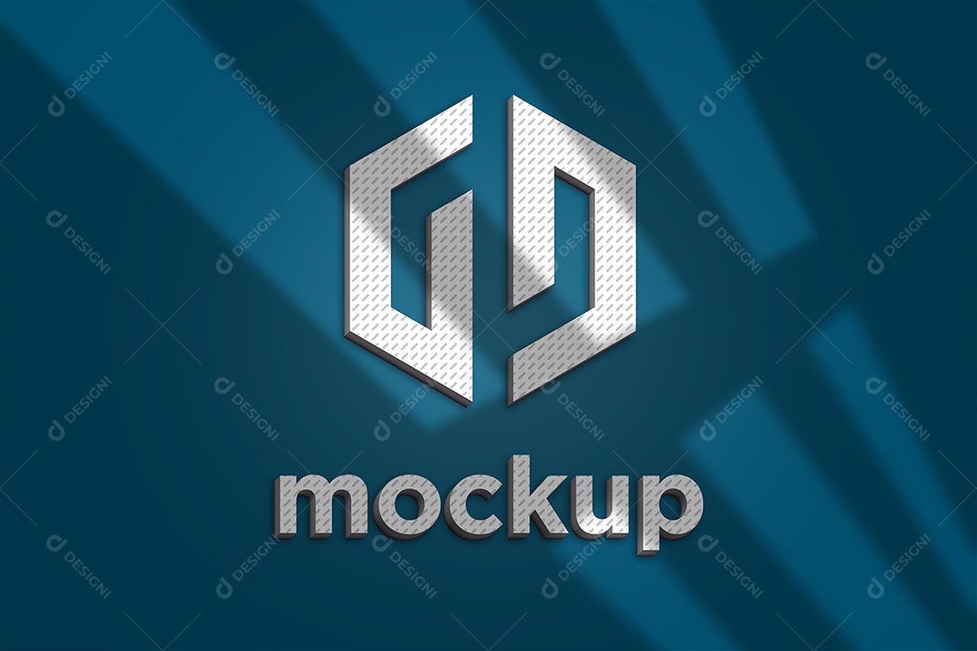 Modelo de Logo Mockup PSD Editável