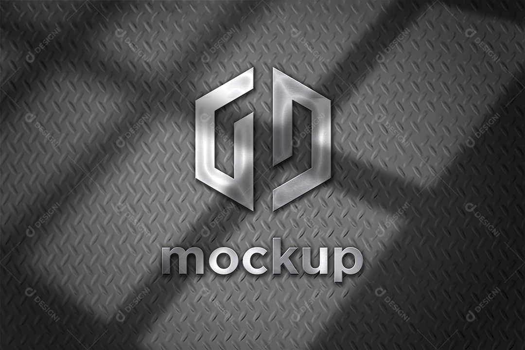 Modelo de Logo Mockup PSD Editável