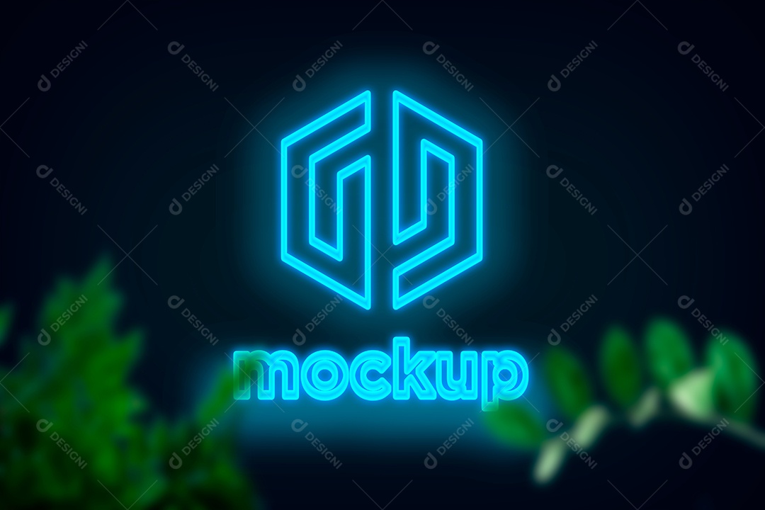 Modelo de Logo Mockup PSD Editável