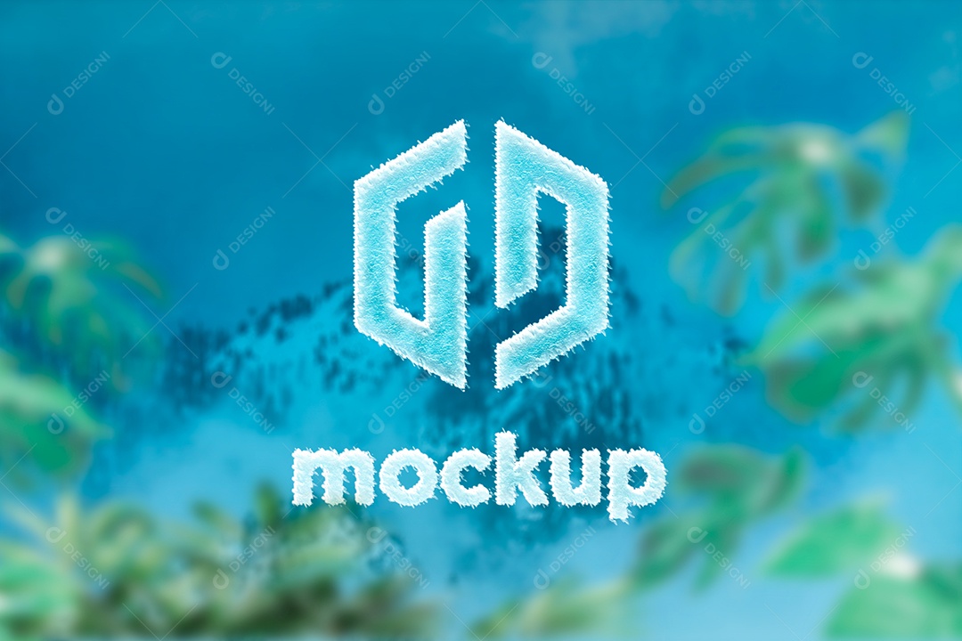 Modelo de Logo Mockup PSD Editável