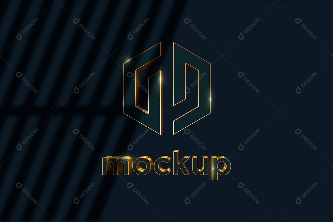 Modelo de Logo Mockup PSD Editável