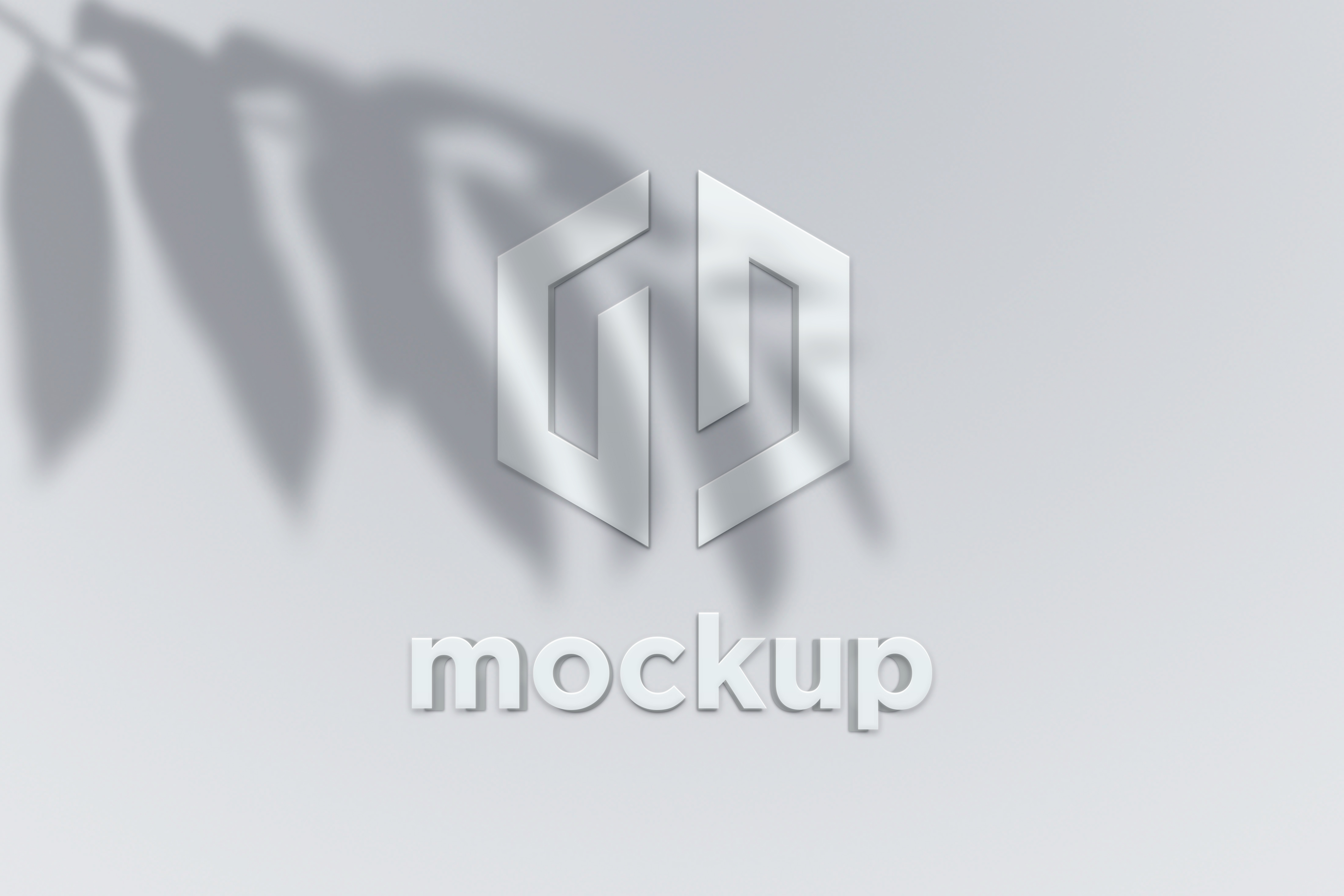 Modelo de Logo Mockup PSD Editável