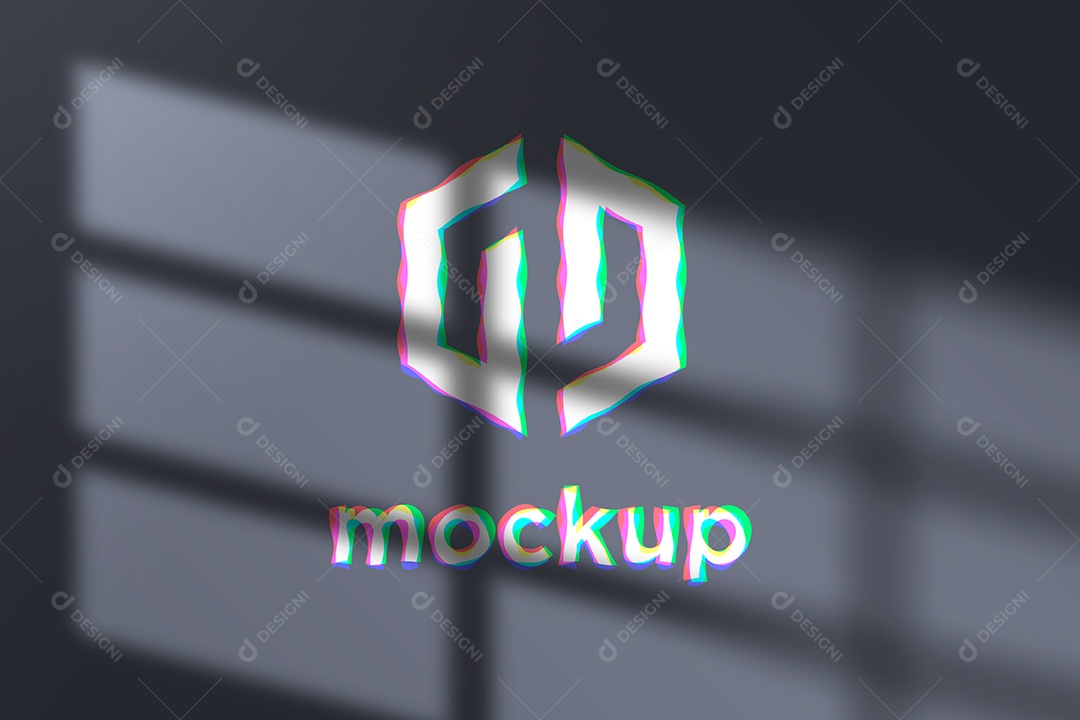 Modelo de Logo Mockup PSD Editável