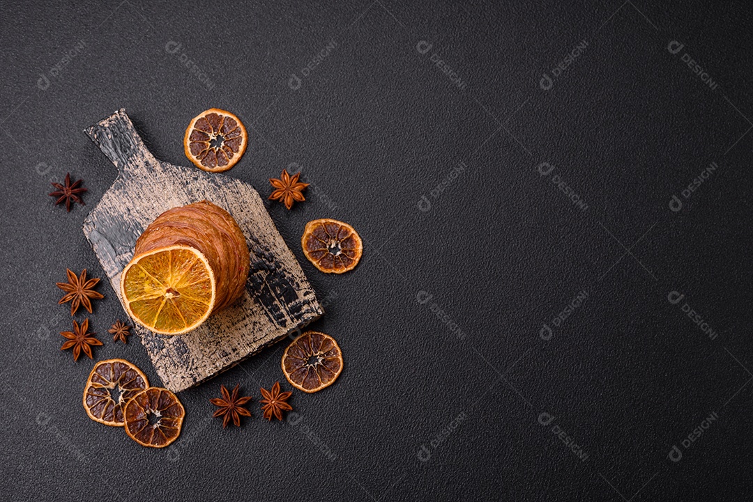 Craffin doce feito de massa folhada com merengue suíço