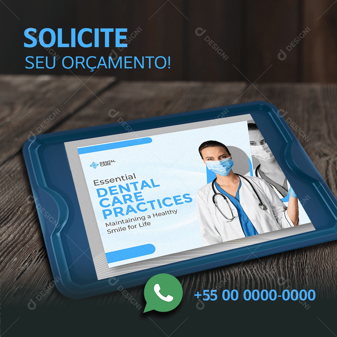 Bandeja Mockup para Composição PSD