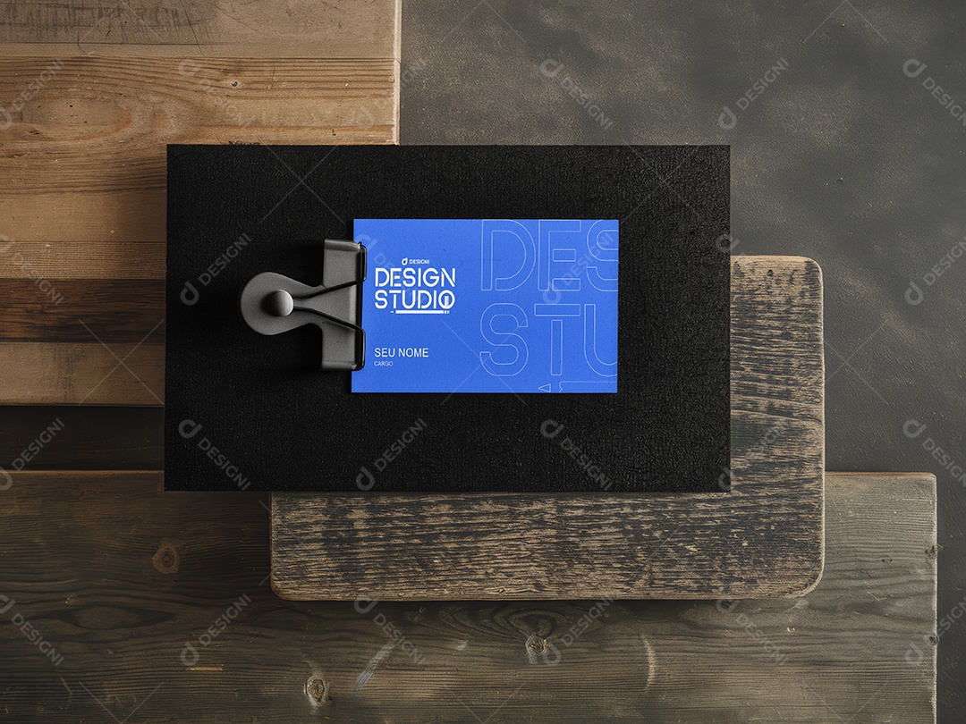 Mockup Cartão de Visita PSD Editável