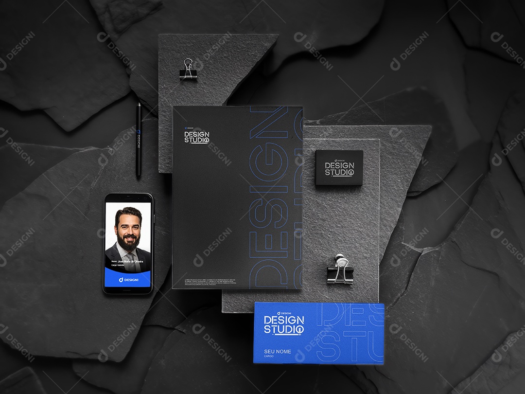 Mockup Identidade Visual Corporativa PSD Editável