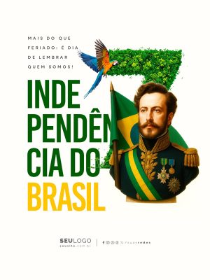 Dia da Independência do Brasil 07 de Setembro Social Media PSD Editável