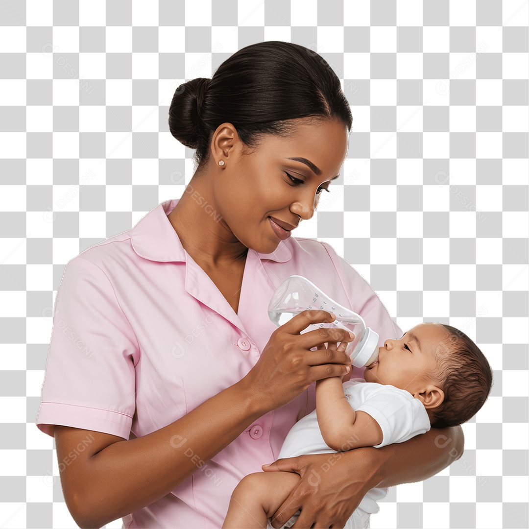 Mulher Trabalho de Babá PNG Transparente