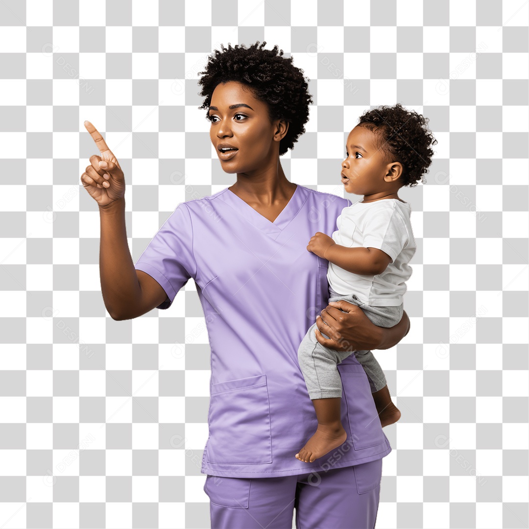 Mulher Trabalho de Babá PNG Transparente