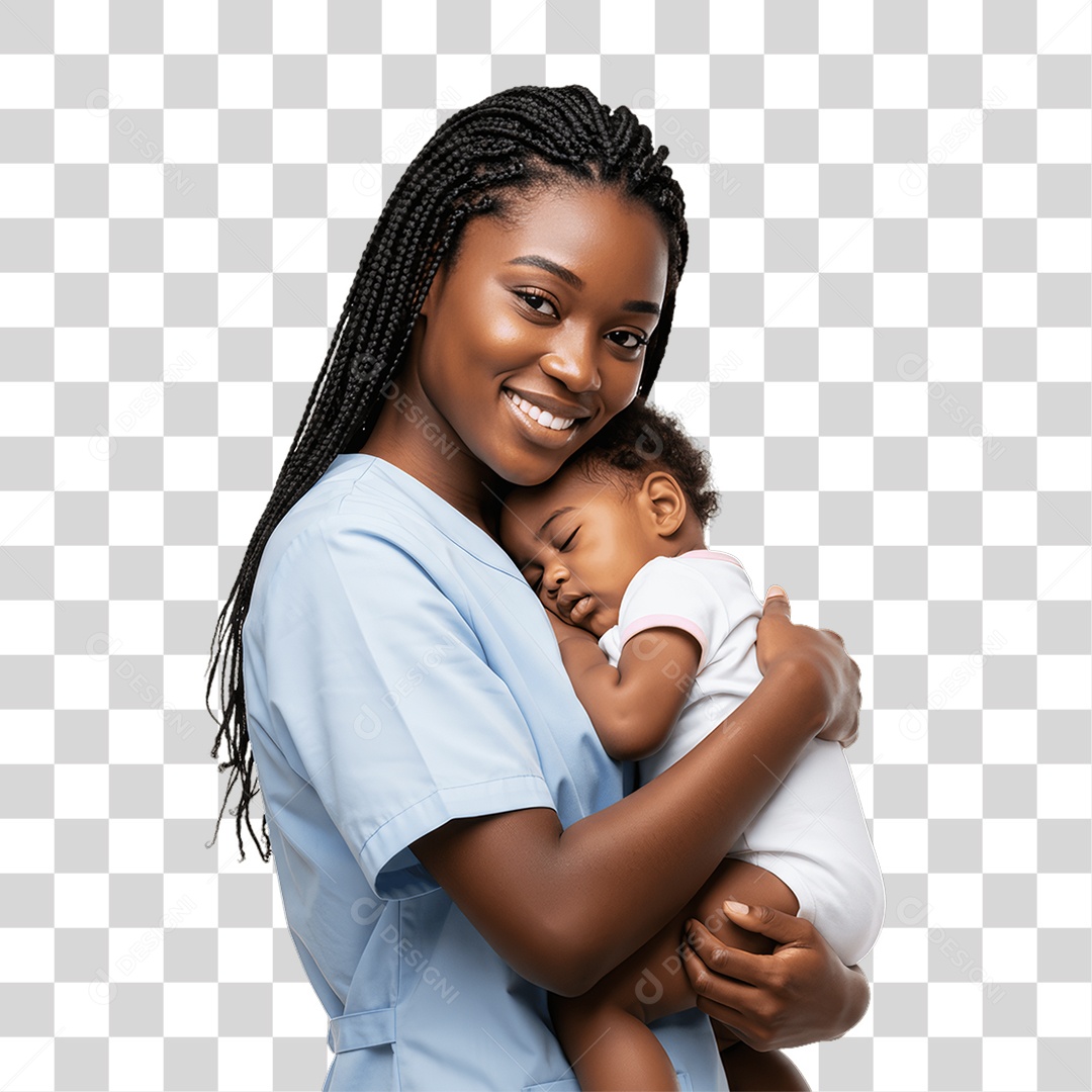 Mulher Trabalho de Babá PNG Transparente