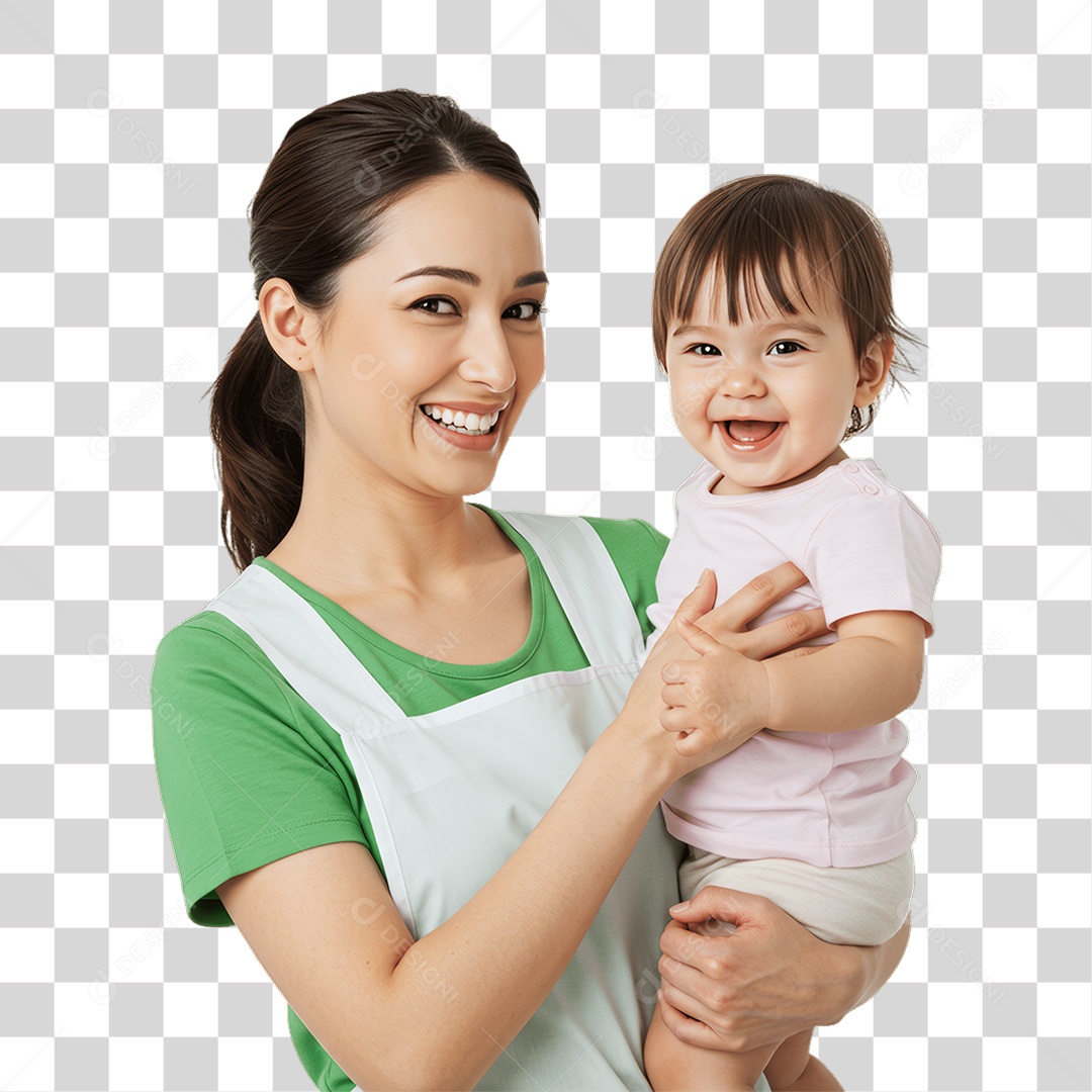 Mulher Trabalho de Babá PNG Transparente