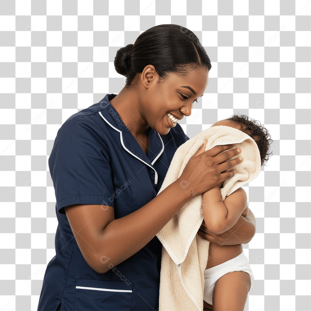 Mulher Trabalho de Babá PNG Transparente