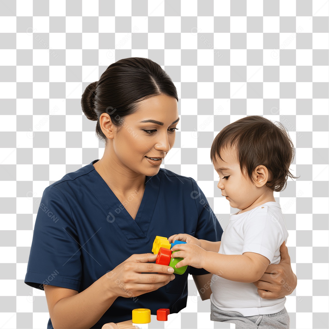 Mulher Trabalho de Babá PNG Transparente