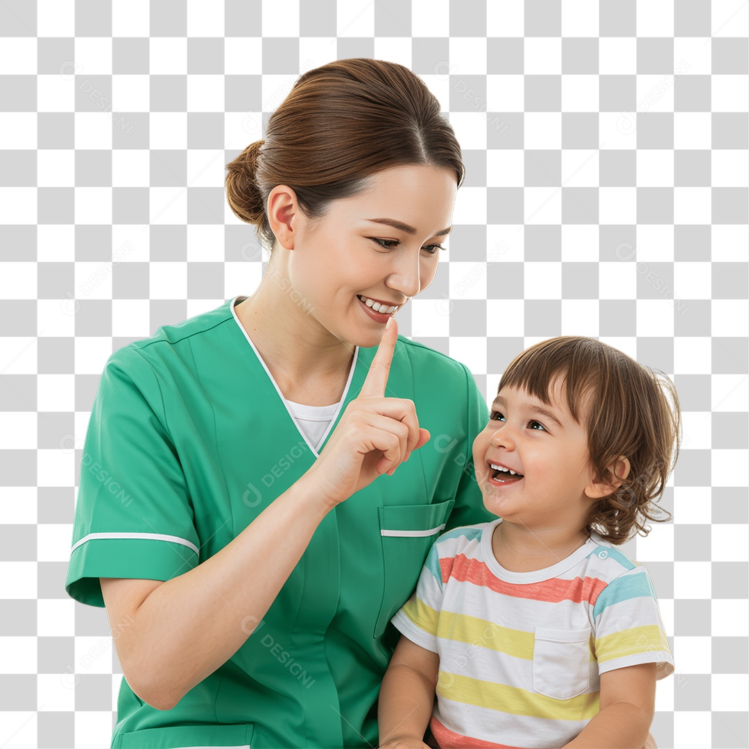 Mulher Trabalho de Babá PNG Transparente