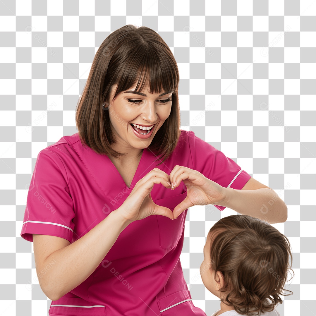 Mulher Trabalho de Babá PNG Transparente