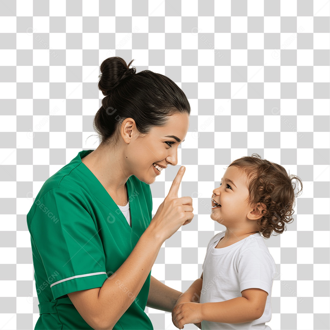 Mulher Trabalho de Babá PNG Transparente