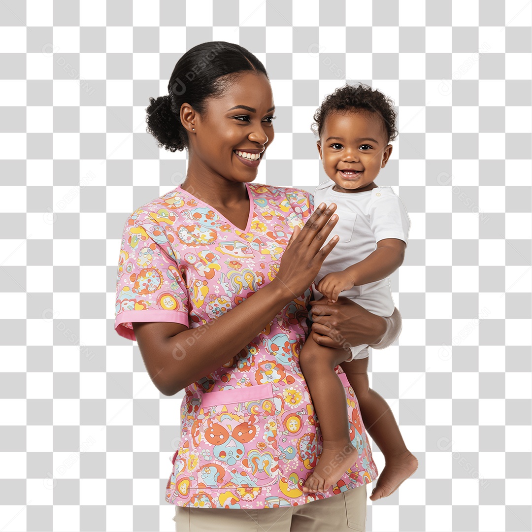 Mulher Trabalho de Babá PNG Transparente