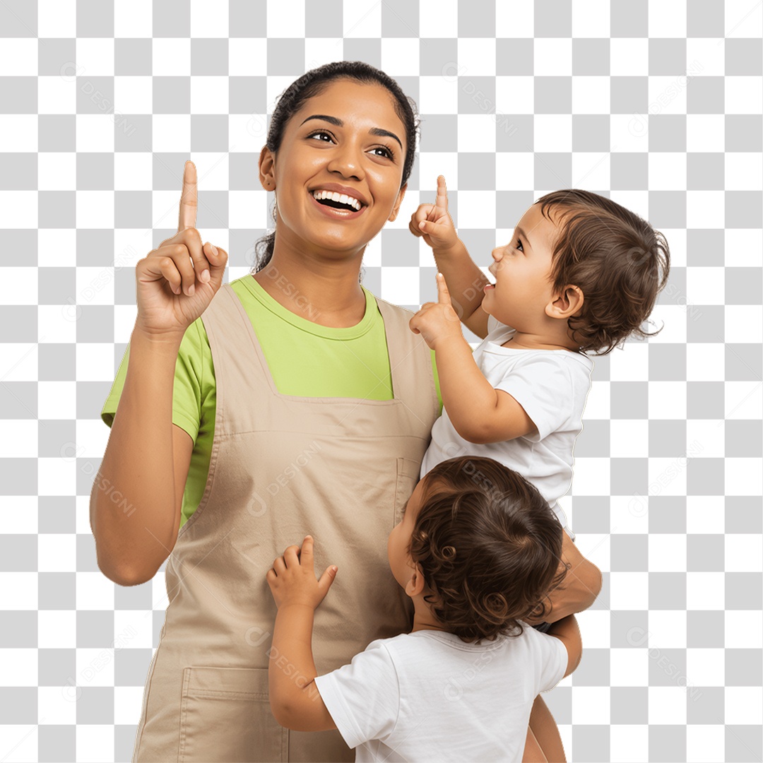 Mulher Trabalho de Babá PNG Transparente