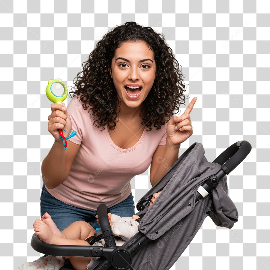 Mulher Trabalho de Babá PNG Transparente