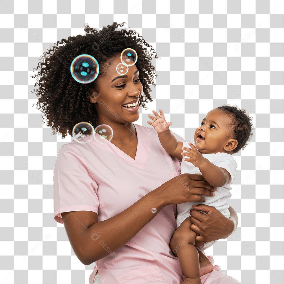 Mulher Trabalho de Babá PNG Transparente