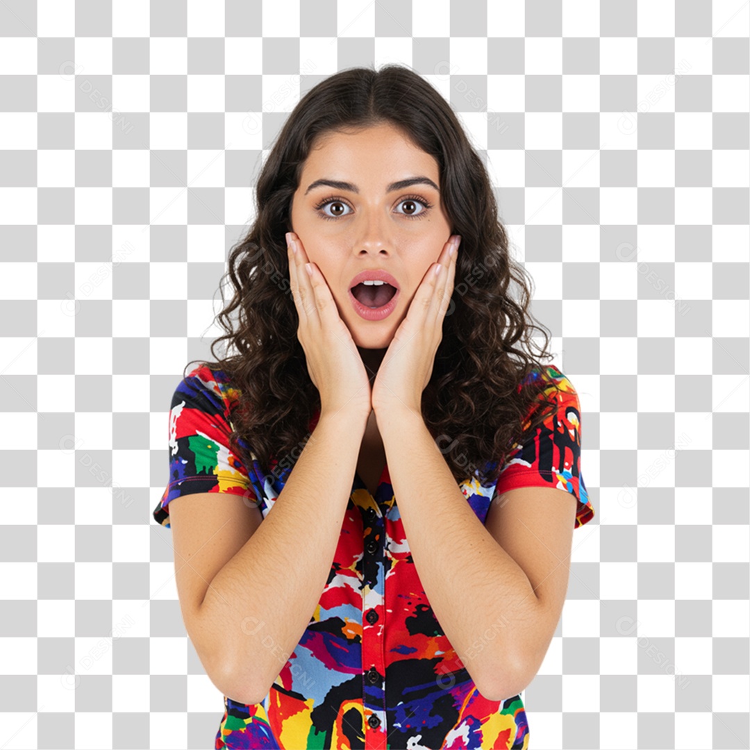 Mulher Modelo Fazendo Pose para Foto PNG Transparente