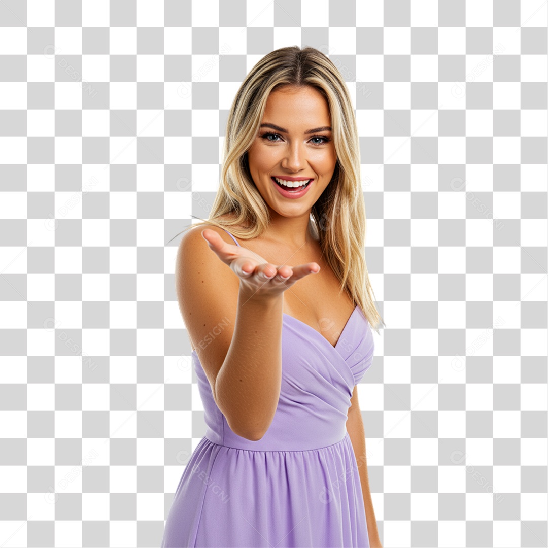 Mulher Modelo Fazendo Pose para Foto PNG Transparente