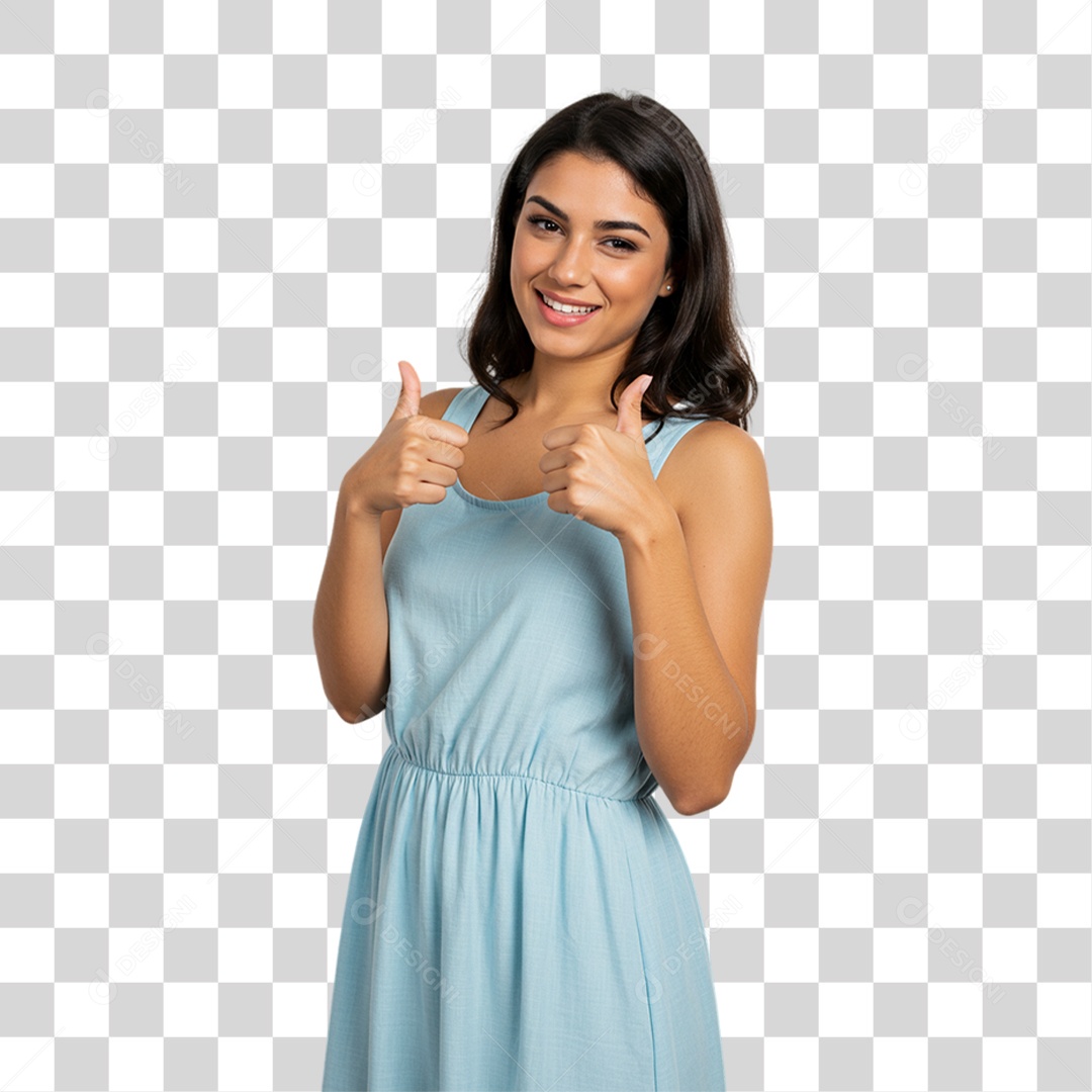 Mulher Modelo Fazendo Pose para Foto PNG Transparente