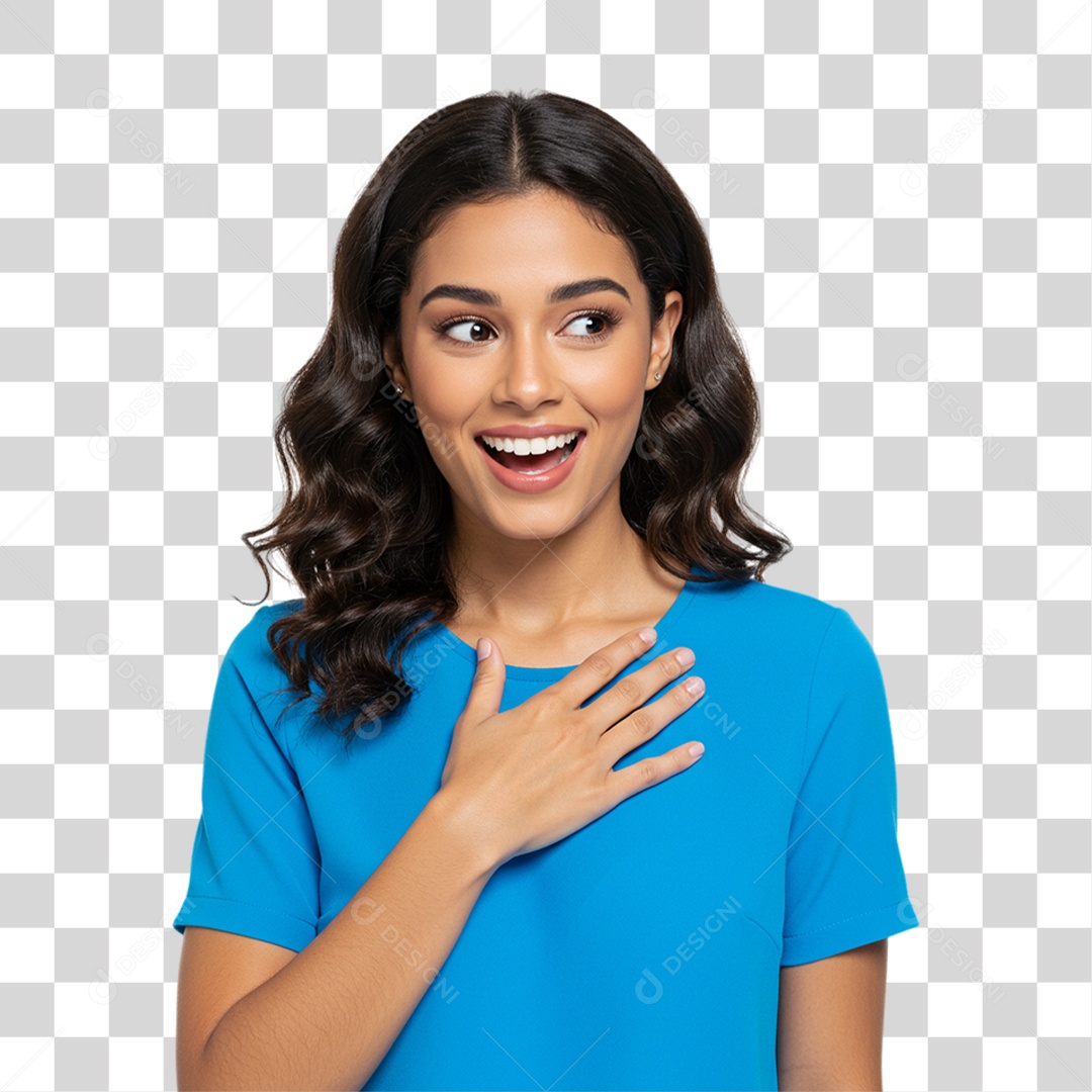 Mulher Modelo Fazendo Pose para Foto PNG Transparente