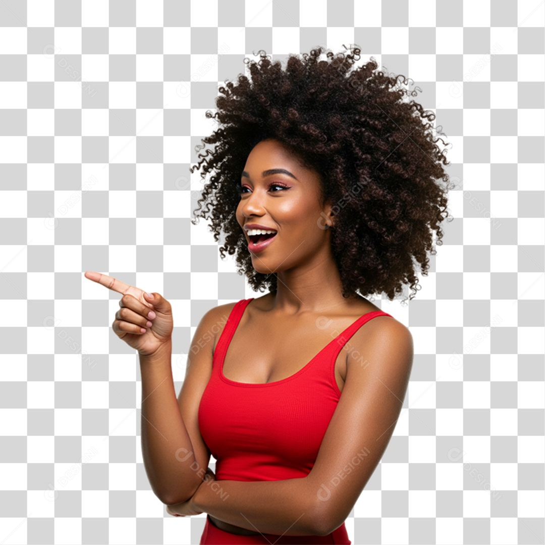 Mulher Modelo Fazendo Pose para Foto PNG Transparente