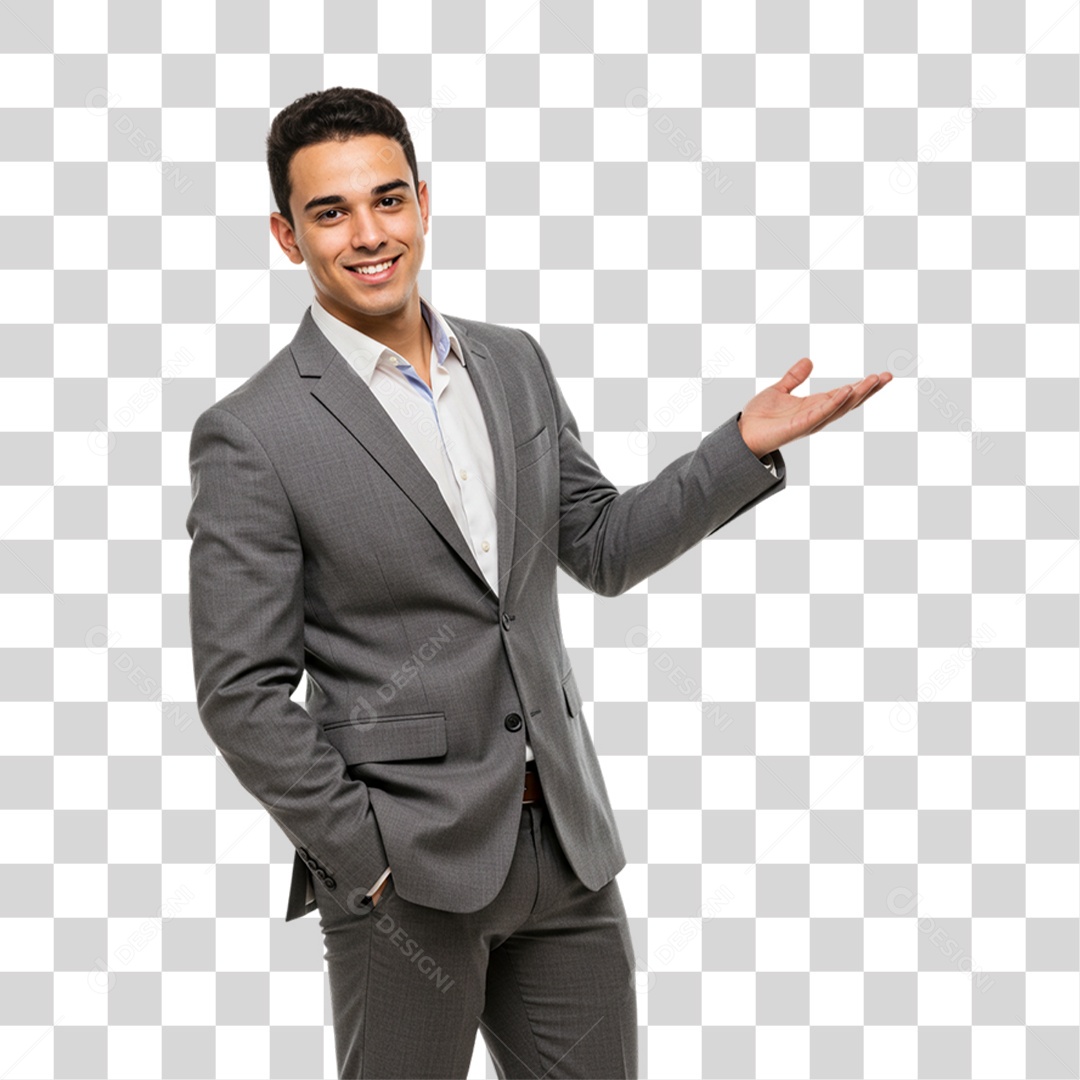 Homem Modelo Fazendo Pose para Foto PNG Transparente