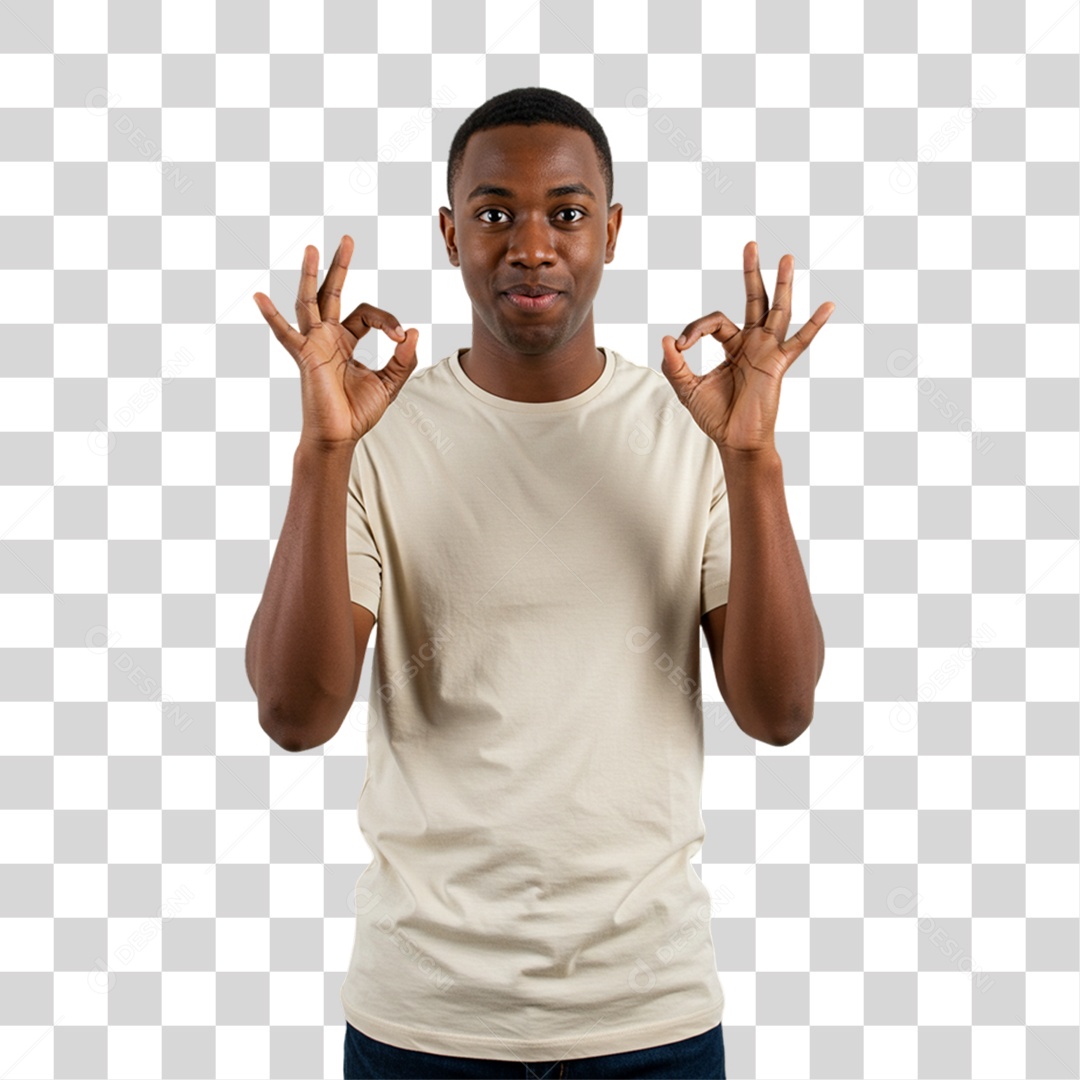 Homem Modelo Fazendo Pose para Foto PNG Transparente