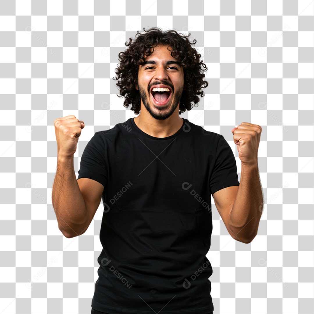 Homem Modelo Fazendo Pose para Foto PNG Transparente