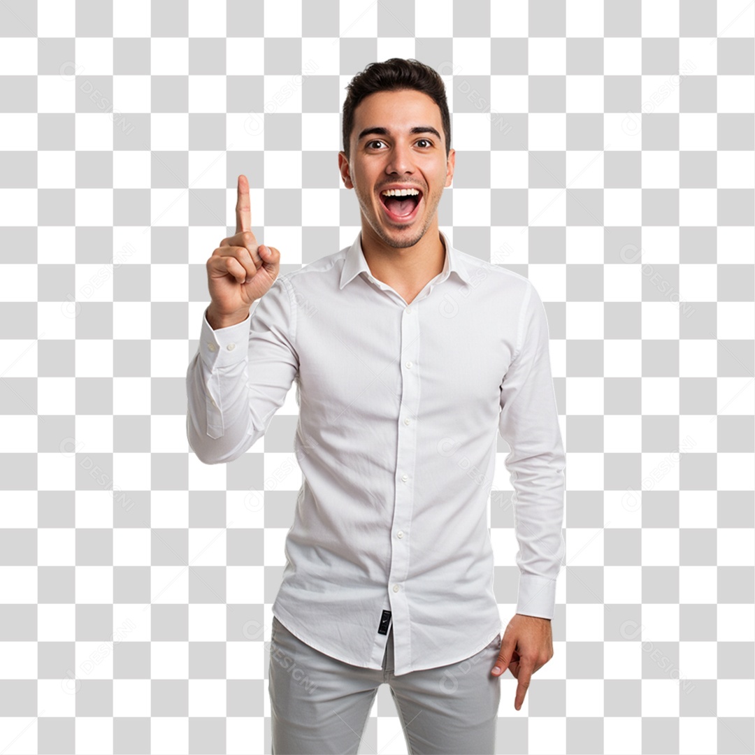 Homem Modelo Fazendo Pose para Foto PNG Transparente