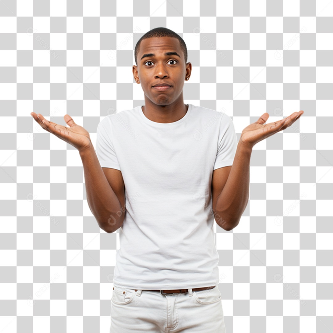 Homem Modelo Fazendo Pose para Foto PNG Transparente