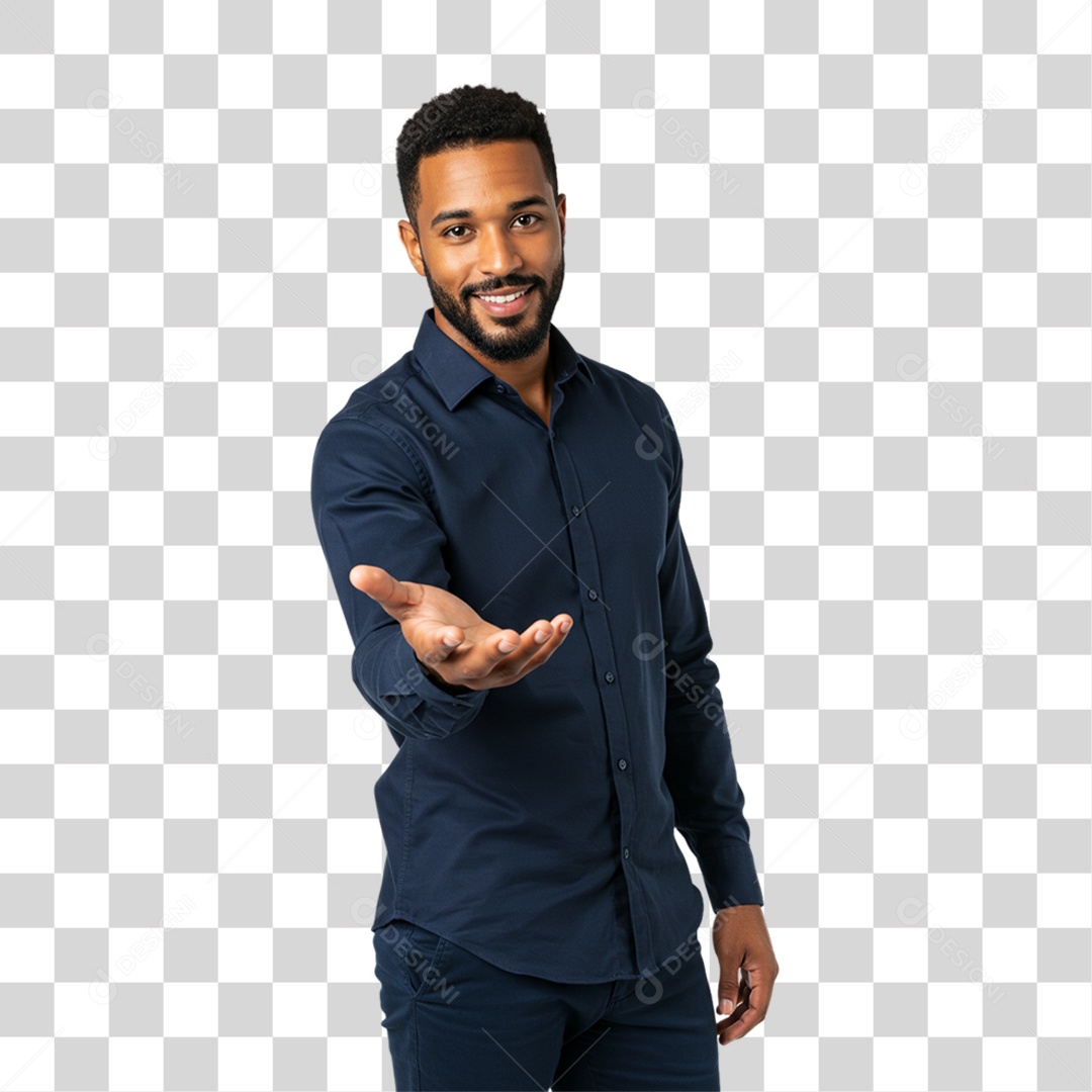 Homem Modelo Fazendo Pose para Foto PNG Transparente