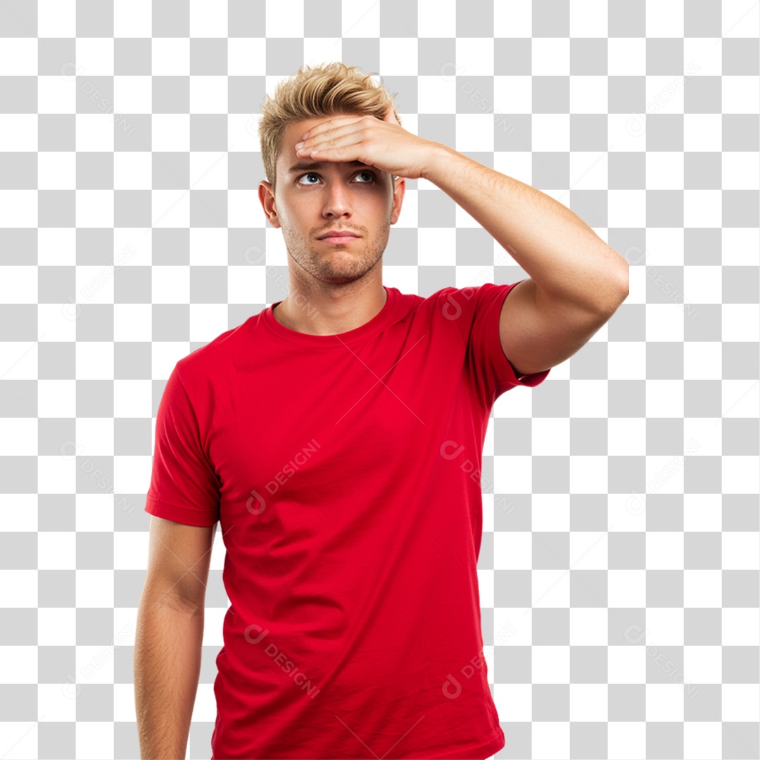 Homem Modelo Fazendo Pose para Foto PNG Transparente