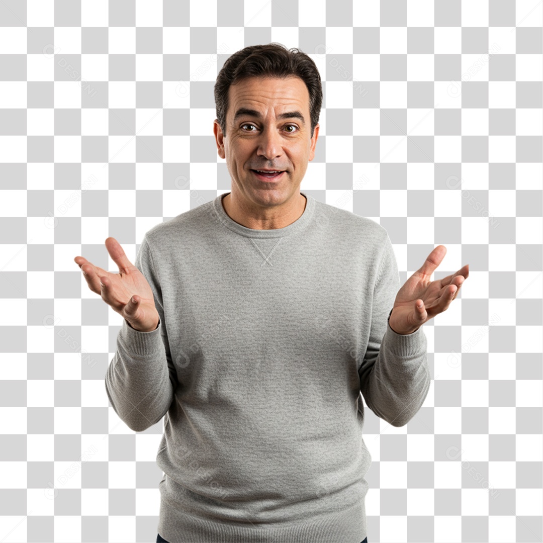 Homem Modelo Fazendo Pose para Foto PNG Transparente