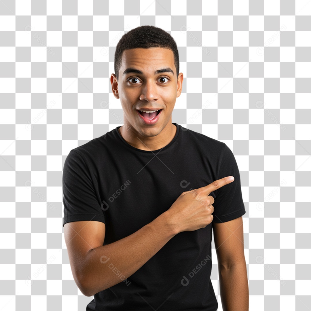 Homem Modelo Fazendo Pose para Foto PNG Transparente