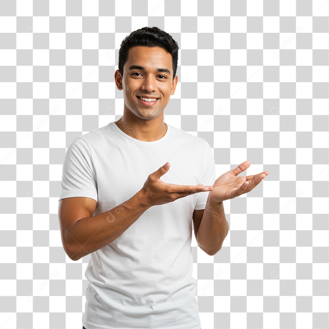 Homem Modelo Fazendo Pose para Foto PNG Transparente