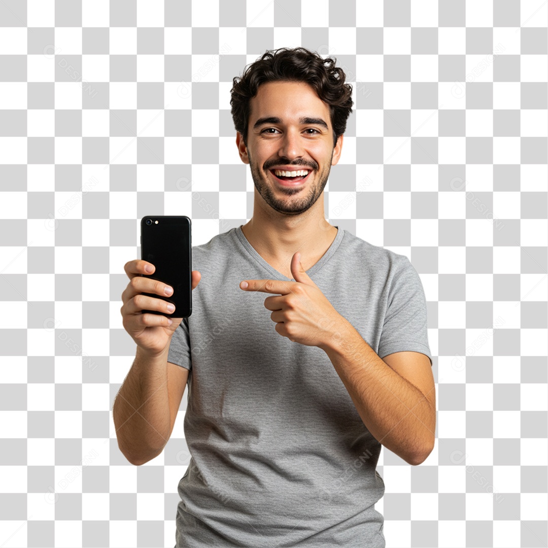 Homem Modelo Fazendo Pose para Foto PNG Transparente