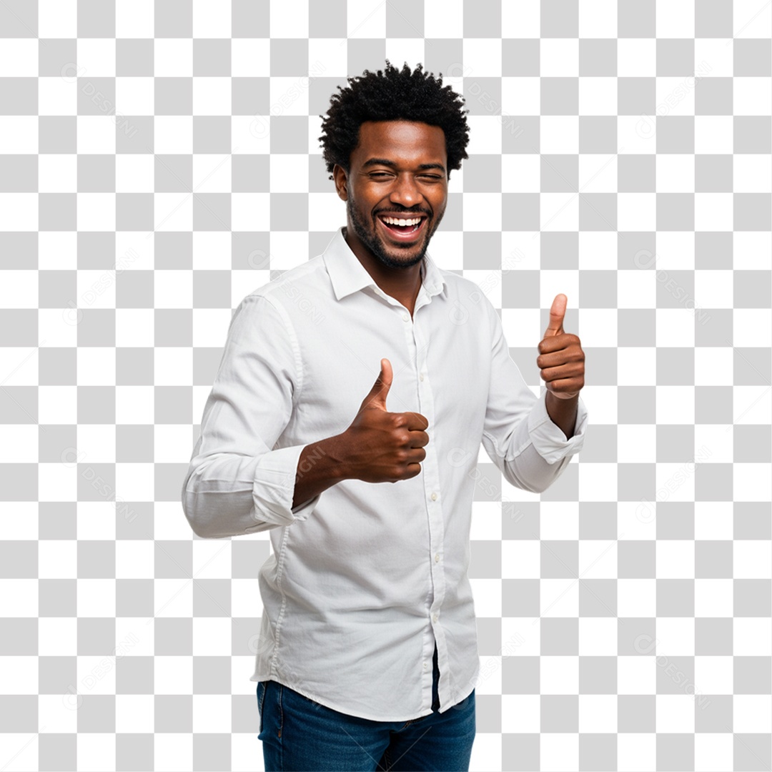 Homem Modelo Fazendo Pose para Foto PNG Transparente