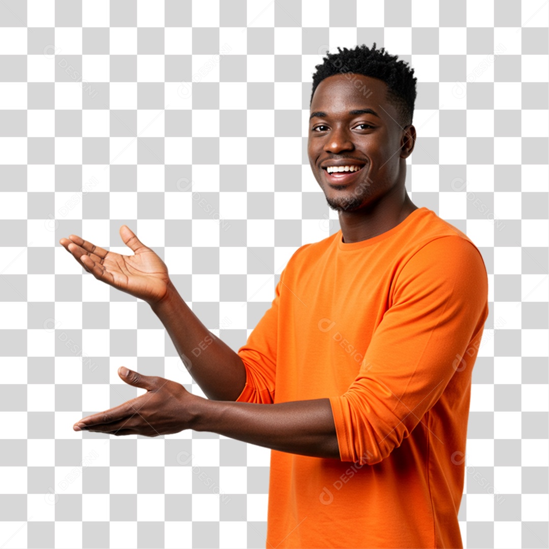 Homem Modelo Fazendo Pose para Foto PNG Transparente