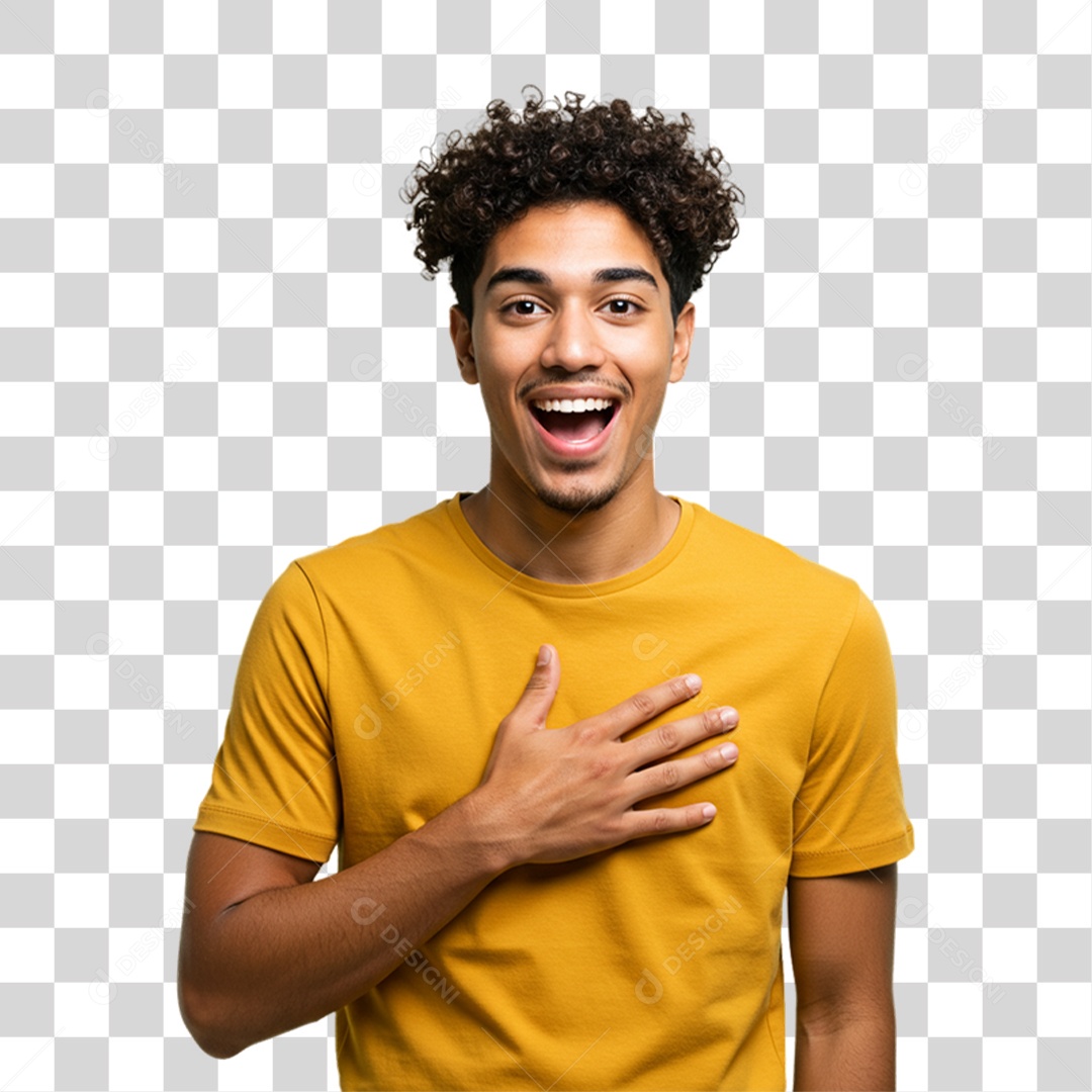 Homem Modelo Fazendo Pose para Foto PNG Transparente