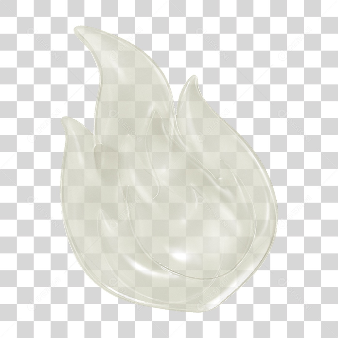 Ícone 3D Chama Fogo Fogueira PNG Transparente
