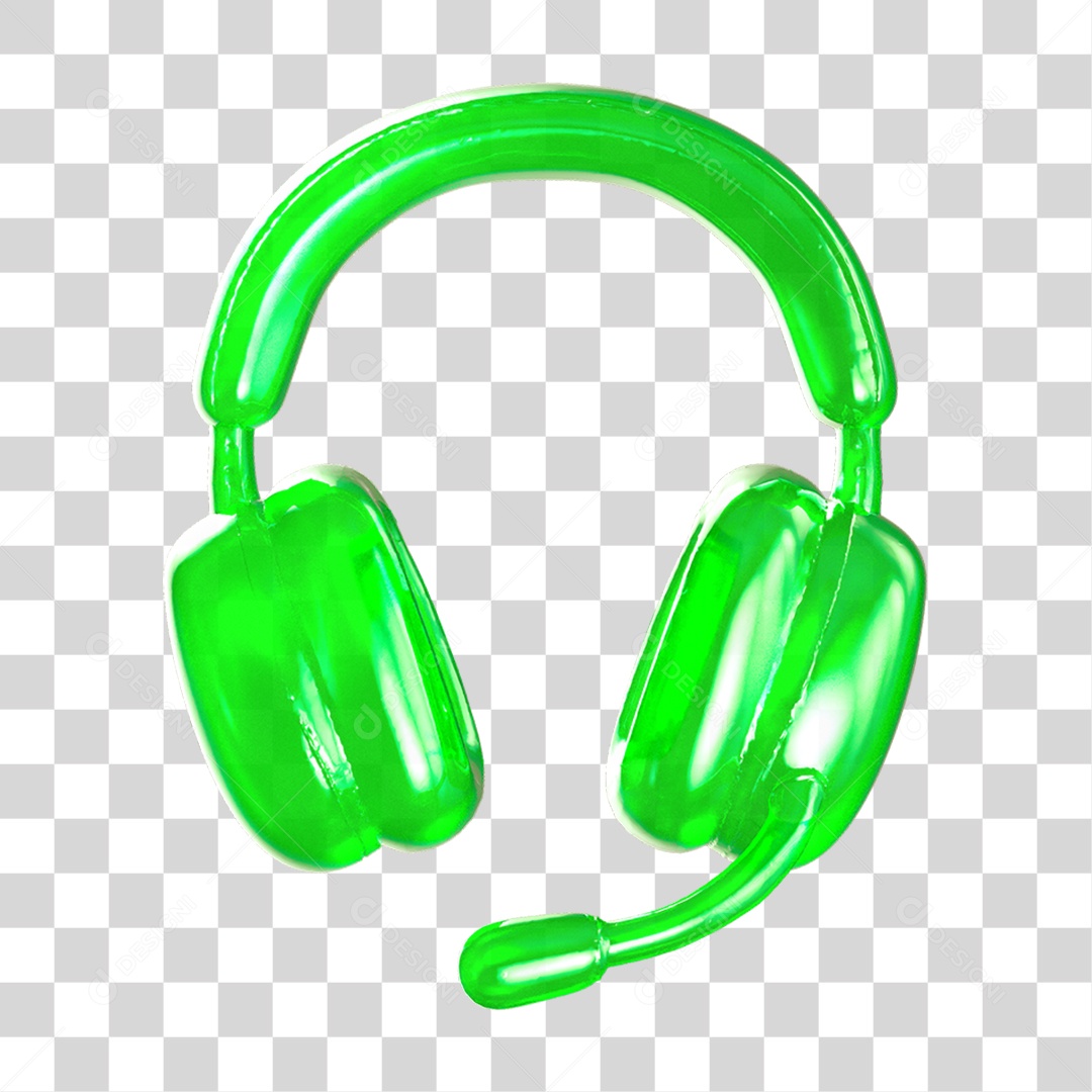 Headset Gamer Fone de Ouvido PNG Transparente