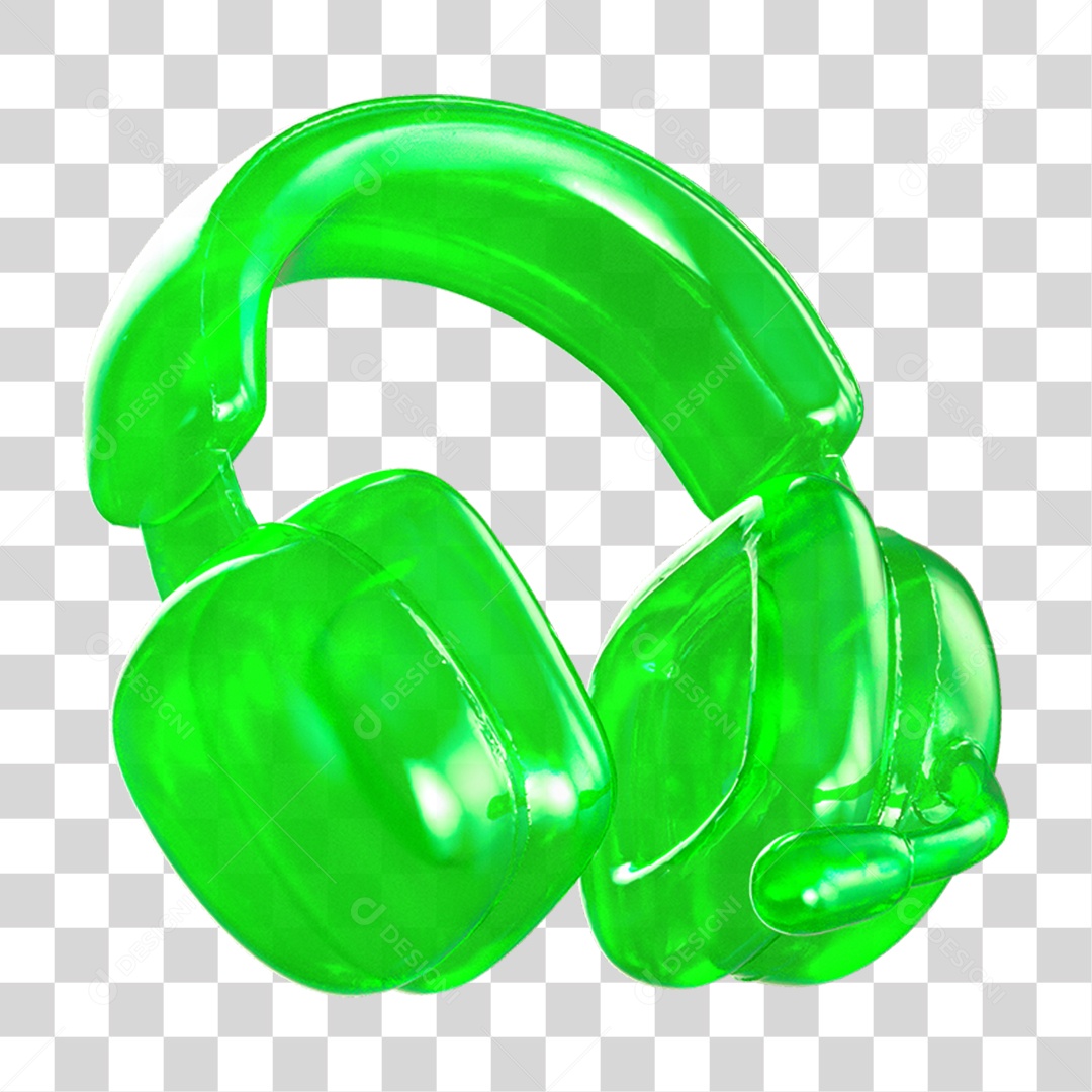 Headset Gamer Fone de Ouvido PNG Transparente