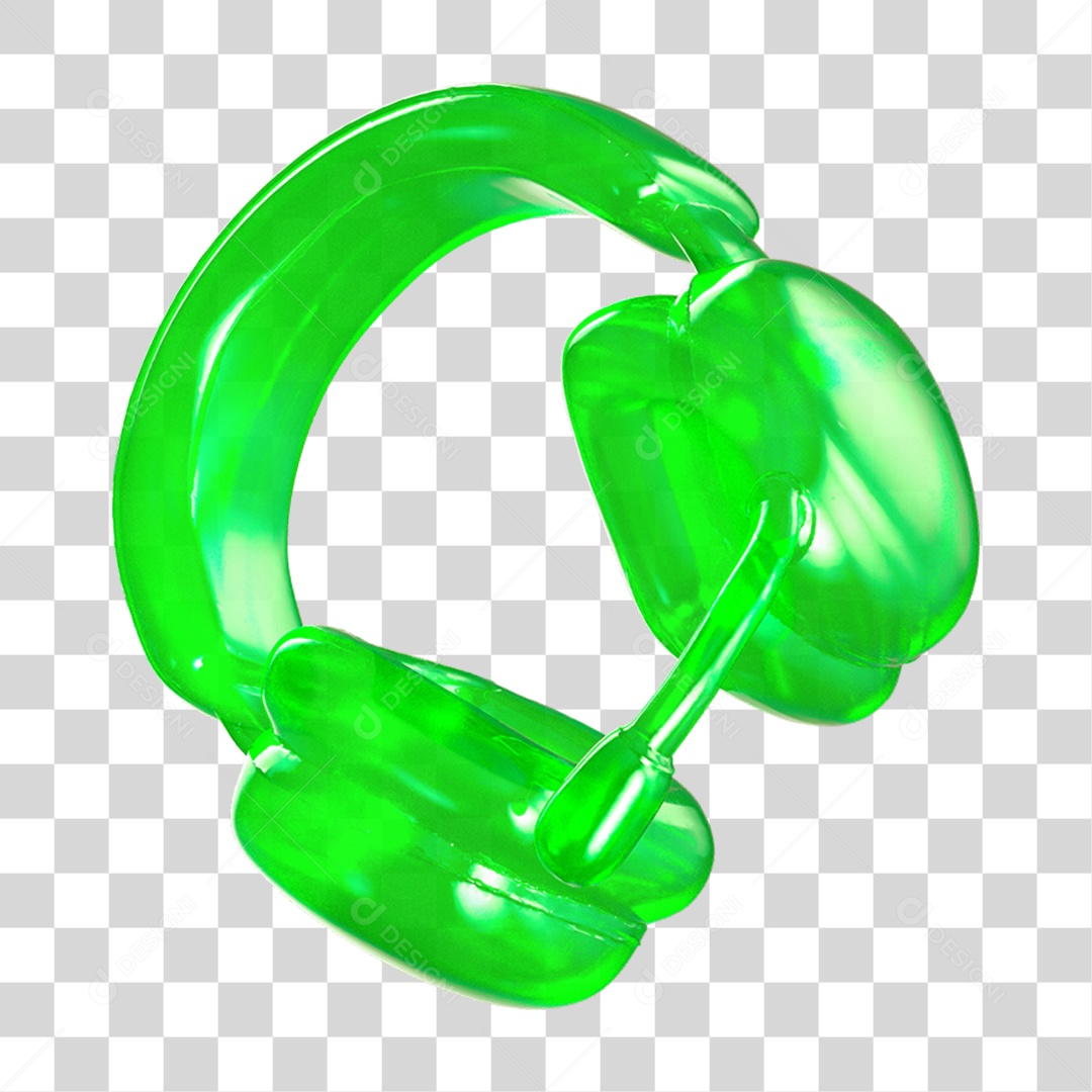 Headset Gamer Fone de Ouvido PNG Transparente