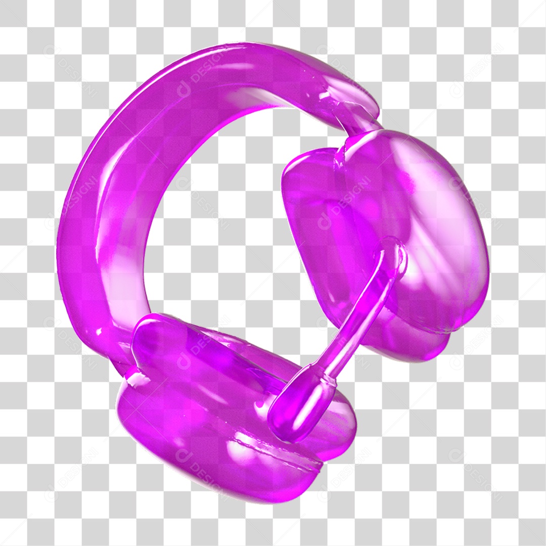 Headset Gamer Fone de Ouvido PNG Transparente